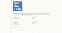 Desktop Screenshot of boysfromjupiter.com
